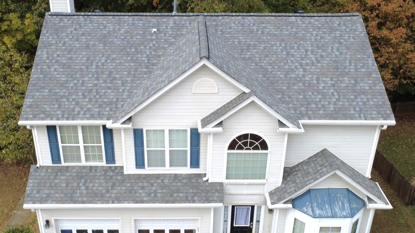 A completed Robust Roofing roof restoration in the North Georgia service area
