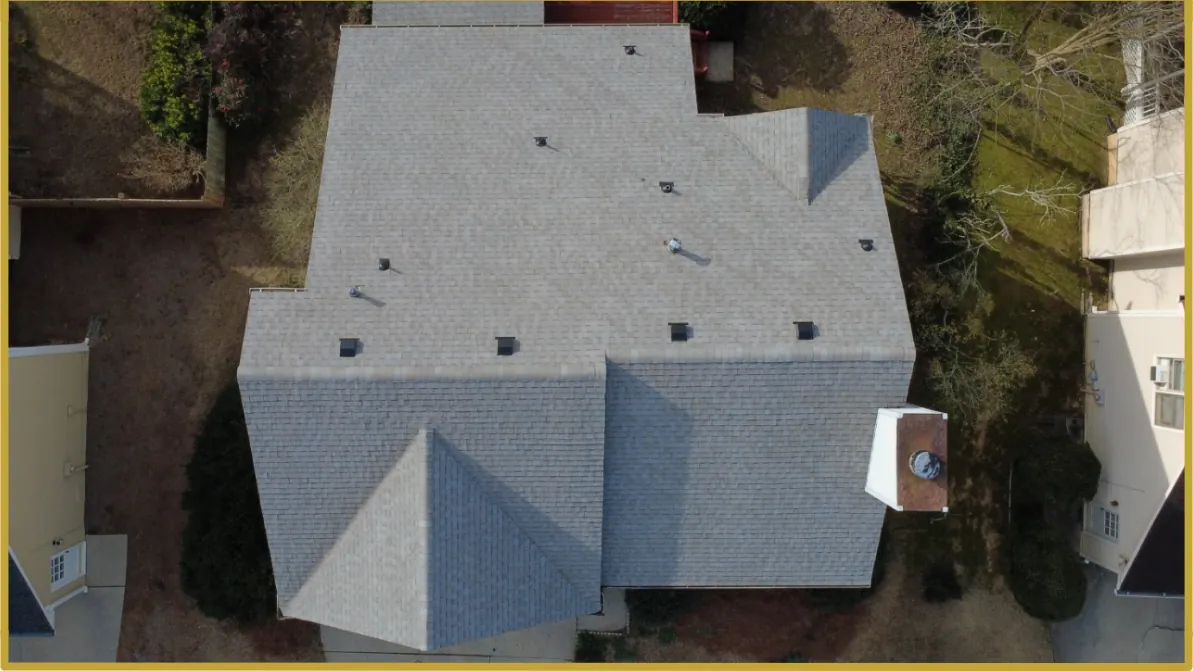 After: storm restoration by Robust Roofing