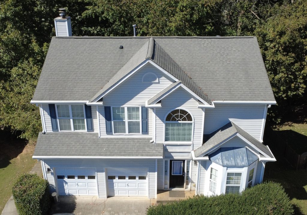 A completed Robust Roofing roof restoration in the North Georgia service area