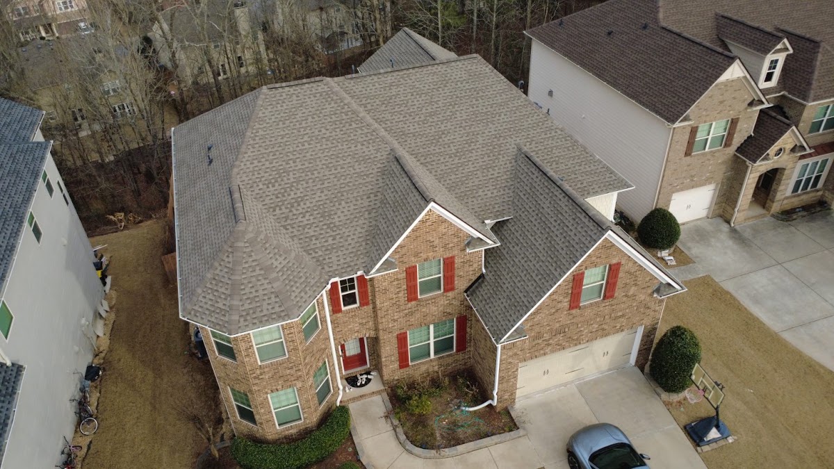 A completed Robust Roofing roof restoration in the North Georgia service area