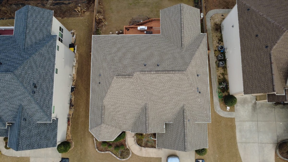 A completed Robust Roofing roof restoration in the North Georgia service area