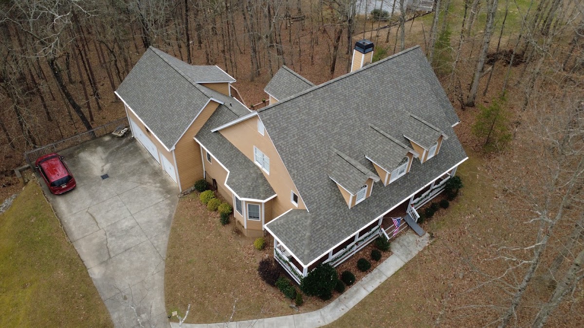 A completed Robust Roofing roof restoration in the North Georgia service area