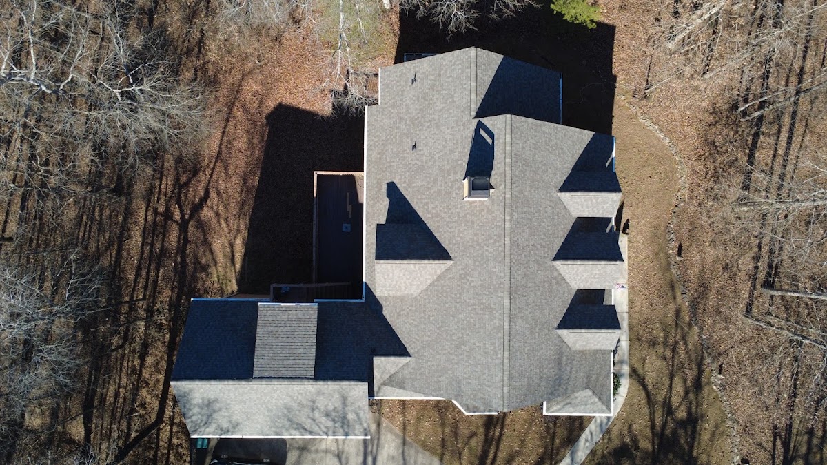 A completed Robust Roofing roof restoration in the North Georgia service area